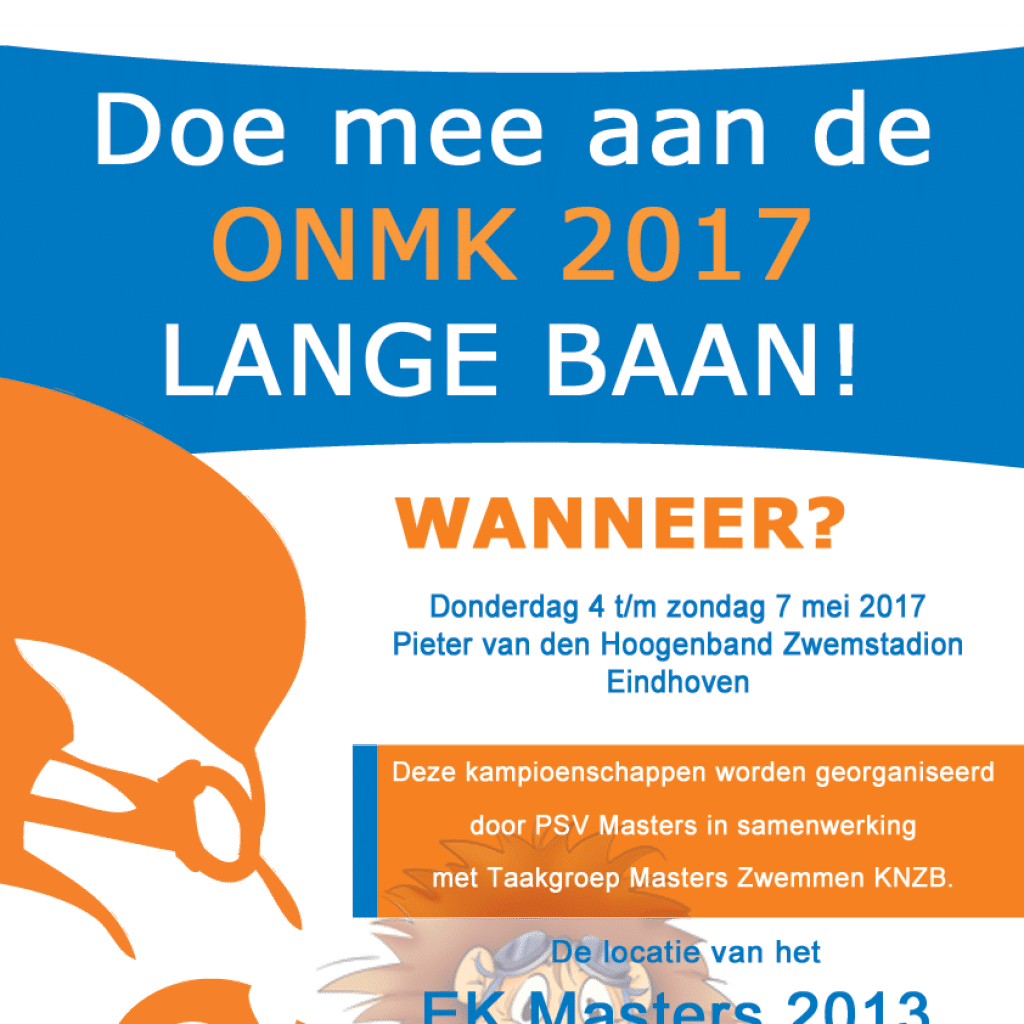 Doe mee aan de ONMK 2017 lange baan te Eindhoven